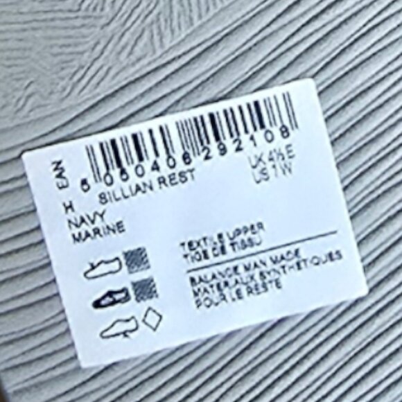 NWT CLARKS CLOUD STEPPERS ( 7 ) Sullivan Rest Navy and Light Blue - Picture 10 of 10